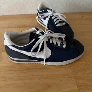 Nike Women's Cortez size 9.5 Blue/White - Vintage